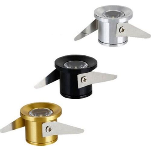 15pcs Led Recessed Cabinet mini Spot light 1W 3W Mini downlight Include Led Driver AC85-265V 31mm*21mm 8 Color Emitting Light IL