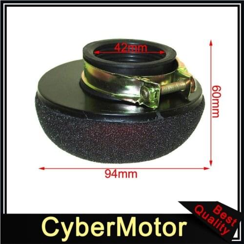 Air Filter Pod 42mm For Pit Dirt Bike ATV Quad Go Cart Kart Buggy
