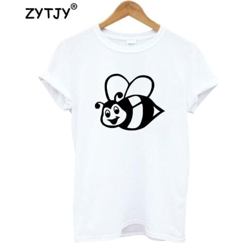 Bumble Bee Print Women Tshirt Cotton Casual Funny t Shirt For Girl Top Tee Hipster Tumblr Drop Ship HH-49
