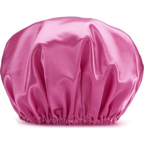 Women Shower Bathroom Waterproof Shower Reusable Adult Kitchen Hat