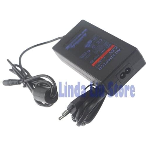 5pcs/lot Power Supply Adapter Replacement AC 100~240V to DC 8.5V 5.6A Cable Console Charger for Playstation2 PS2 70000 EU Plug