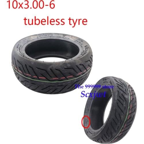 10x3.00-6 Tubeless Tire for Electric Scooter 10 Inch 10x3.0 CST Wear Resistant Vacuum Tyre 10*3.00-6