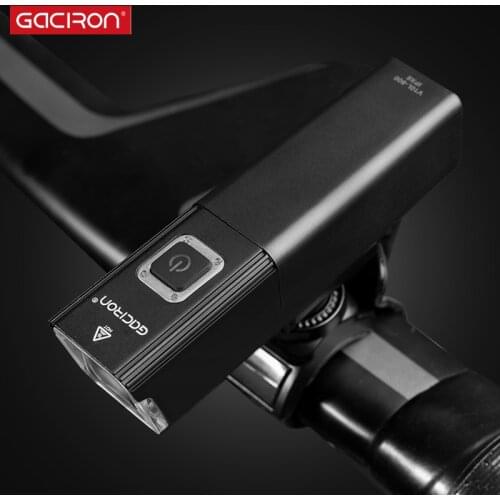 GACIRON V10-500/800Lumen LED Lamp Bicycle Light Front USB Rechargeable IPX6 Waterproof for Front Handlebar Cycling Accessories