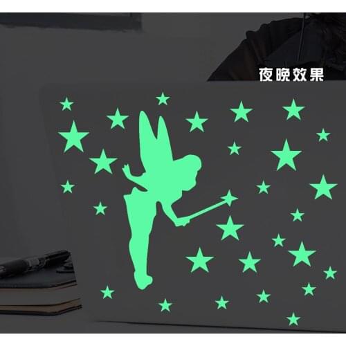 Fairy Star Luminous Switch Sticker Glow in the Dark Wall Stickers Kids Room Furniture Home Decoration Sticker Diy Vinyl Decal