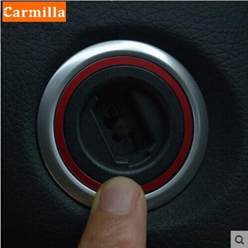 Hot Sale Engine Start Car Ignition Switch Cover Ring For Mercede s Benz AMG Glk Ml Gl Cla Gla Cls Red Blue Color 1Pc
