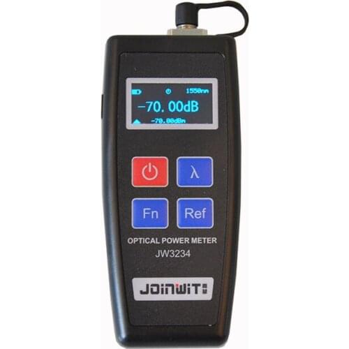 JW3234 FTTH Mini Optical Power Meter Joinwit Type C OPM Fiber Optical Cable Tester -70dBm~+10dBm SC/FC Universal Connector