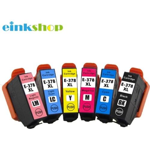 Einkshop T378 T478 Compatible Ink Cartridge For Epson 378 478 XL 378XL 478XL Expression Photo XP-15000 XP-8500 XP-8505 Printer