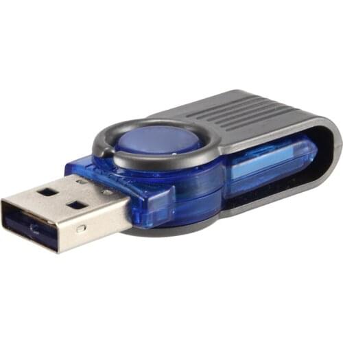 Mini USB 2.0 Micro SD TF Memory Card Reader High Speed Plastic Rotate Adapter for Tablet PC Laptop DQ-Drop