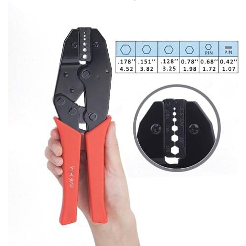 Multifunctional Crimping Pliers Cable Lug Crimper Tool Bare Terminal Wire Plier Cutter Cutters Cutting Hand Tools