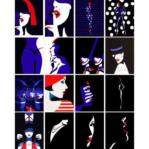 Character abstraction DIY Paint By Numbers Art Picture Set Coloring Decorative Canvas Wall Artcraft Oil Painting By Numbers