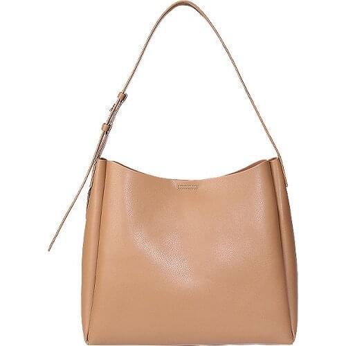 Genuine Leather Soft Shoulder Bag 2PCS/SET Composite Bags