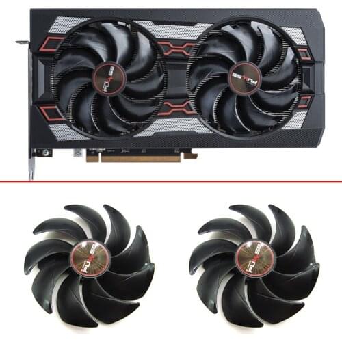 NEW 95MM 6PIN Double ball FD10015M12D DC12V RX5700 XT GPU Cooler Fan Replace For Sapphire RX 5500 5600 5700XT PULSE Cooling Fan