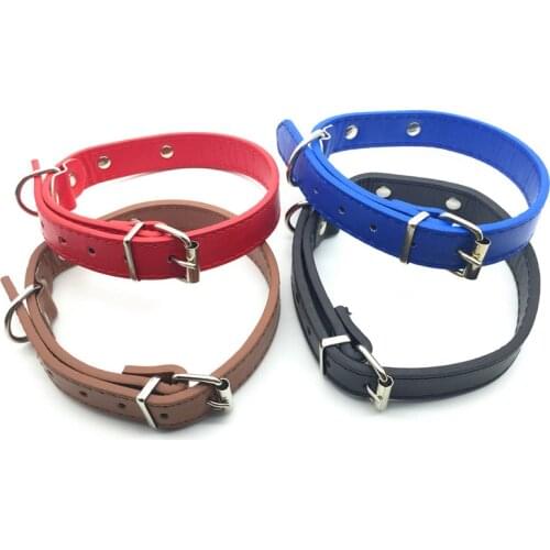 1 Pcs PU Metal Material Pet Collars Ultra-soft And Comfortable Dog Collars Teddy Golden Small Dogs Pet Jogging Pet Supplies