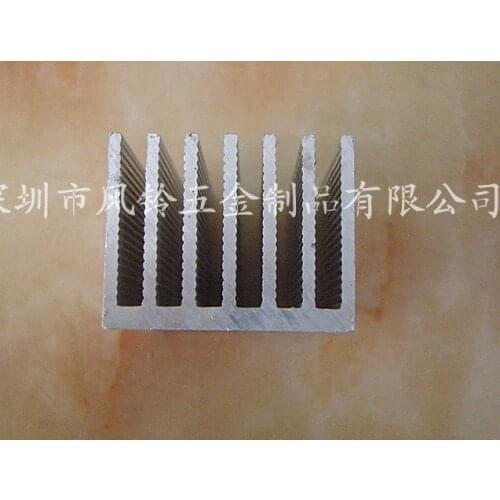 Fast Free Ship 20pcs/lot Pure aluminum heat sink chip Power amplifier heat sink 27.7*22*40MM Aluminum radiator