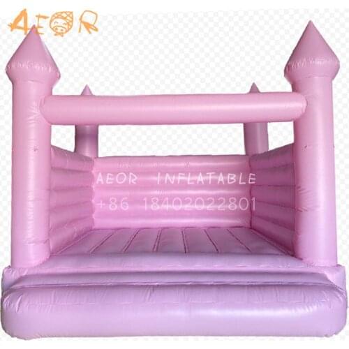Pink/Blue/yellow/green/purple/white bounce house, wedding bounce house, white jumping castle inflatable