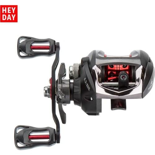 Baitcast Fishing Wheel 12 Axis Left Right Long Shot Fishing Wheel 6.1:1 Speed Magnetic Brake Bait Casting Fishing Reel