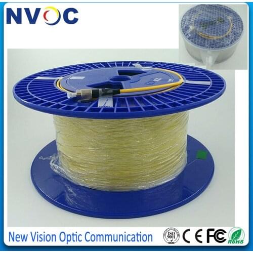 SM 1310/1550nm,G652D,1.5KM,Yellow,FC/UPC OTDR Dead Zone Eliminator,Single Mode Fiber Rings,Fiber Optic OTDR Launch Cable Box