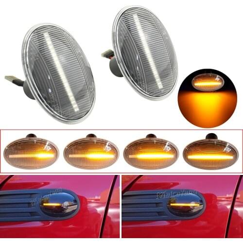 LED Dynamic Sequential Flashing Turn Signal Light For MINI Cooper R56 R57 R58 R59 CL-R56-LSM-SM 2007-2013