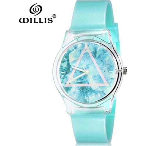 WILLIS Fashion Women Waterproof Watches Round Dial Analog Student Casual Quartz Watch girl clock Wrist Watches Relogio Feminino