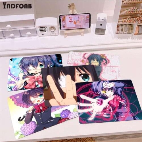YNDFCNB Cool Takanashi Rikka Chuunibyo Demo Koi ga Shitai Beautiful Anime Mouse Mat for Overwatchs Wholesale Gaming Pad mouse