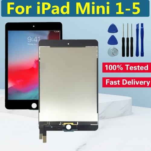 Tested For iPad Mini 5 Mini5 5th Mini 2019 LCD Display Touch Screen Digitizer Assembly For iPad Mini 4 LCD Screen Replacement