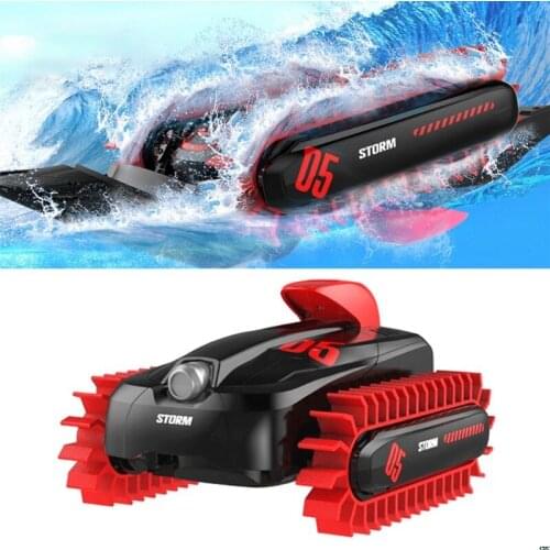 1/16 4WD RC Car Stunt Boat Remote Control Truck Amphibious Radio Controlled Vehicles For Kids Adults Toys Gifts