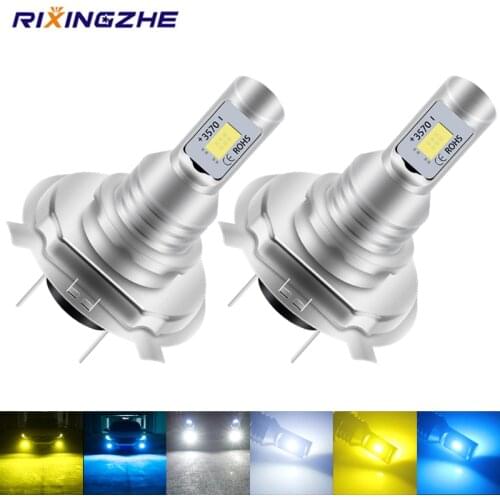 2pcs Car Headlight Mini Size H4 H7 LED H1 H11 H3 H8 H9 HB4 9005 9006 LED Bulbs Car Fog Light Lamp 80W 6000K 12000lm 12V