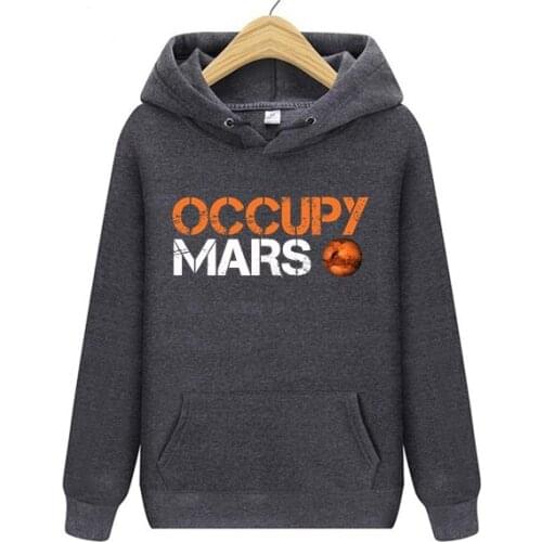 2020 Autumn Occupy Mars SpaceX Starman Hoodies Cool Man Sweatshirts Elon Musk Space X Streetwear Women Mens Hoodie Jacket XXXL