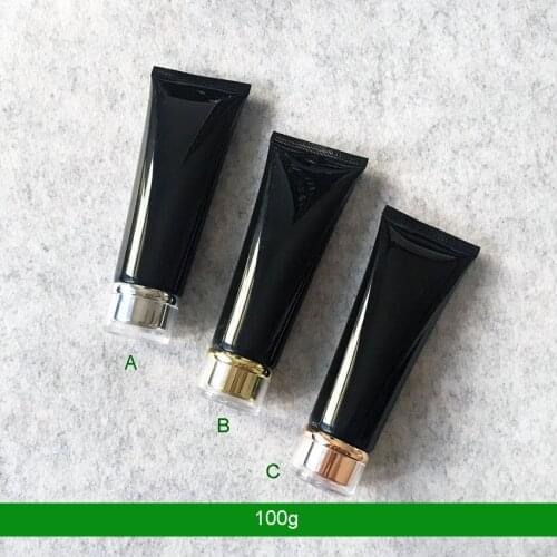 300pcs Cosmetic Soft Tube 100ml/g plastic Lotion Containers Empty Makeup squeeze tube Refilable Bottle Emulsion Cream Packaging