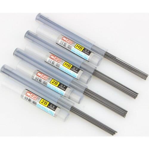 4Pcs/lot Pencil Material Escolar Infantil Lead A Refill Tube New Style High Quality 0.5 Mm / 0.7 Automatic Pencil For Mechanical