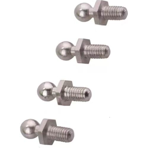 4pcs Professional 02038 Fasteners Screws Ball Head Screw for HSP 1/10 RC Model Car Buggy Truck Spare Parts