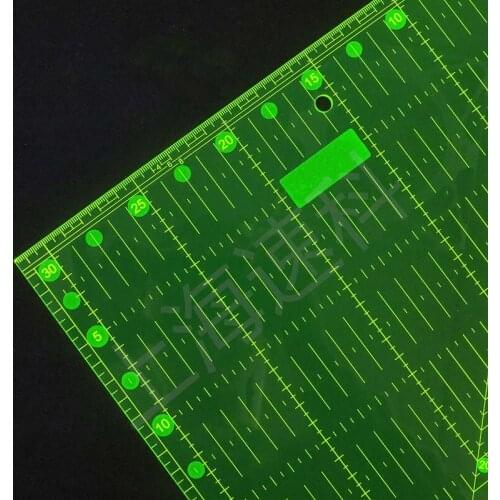 9.5*9.5" Square MADE IN JAPAN Of Styles Quilting Tools Lighting Ruler School Stationery Supplies Tailor for pfaff bernina elna