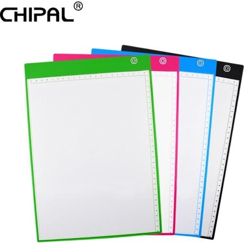 CHIPAL Scale A4 LED Drawing Tablet Light Box Digital Graphics Tablets Electronics USB Graphic Art Writing Painting Copy Board