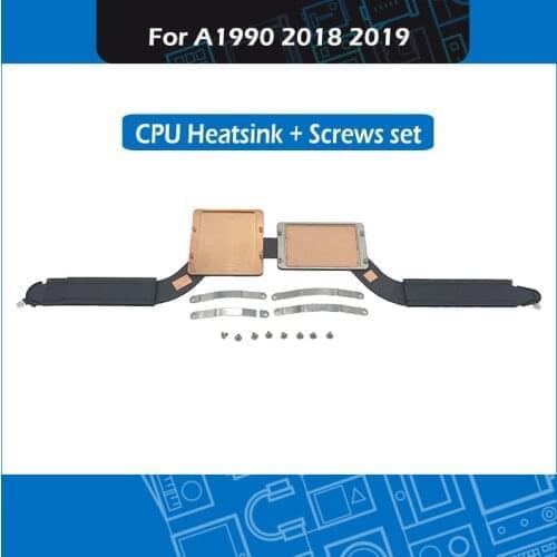 For Macbook Pro Retina 15" Touchbar A1990 CPU Heatsink CPU Cooling Iron Computer Radiator Heat Sink With Screws Set 2018 2019
