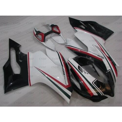 For DUCATI 1199 2012 - 2014 Plastic Fairings for DUCATI 1199 2014 Fairings 1199S 13 14 Black White Plastic Fairings