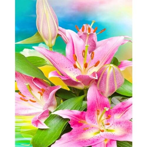 YI BRIGHT 5D Diy Diamond Painting Cross Stitch Kit Diamond Mosaic Embroidery "Flower" Painting Square/Round drill Gift