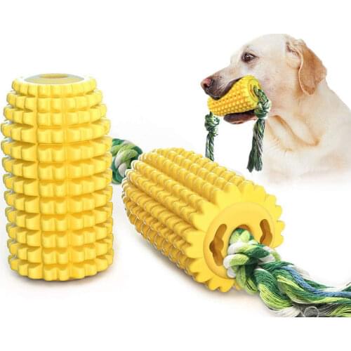 Corn Dog Toothbrush Chew Toy Pet Teeth Cleaning Stick Dog Dental Oral Care Toy for Small Medium Large Dogs