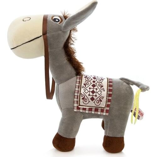 Cute stuffed donkey doll for creative birthday gift for children