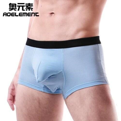 Mens Panties Cute Underwear Modal Shark New Style Soft Male Elephant Nose Underwear Intimo Uomo Bermuda Masculina Re L-3XL 119