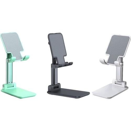 New Desk Mobile Phone Holder Stand For iPhone iPad Huawei Metal Desktop Tablet Holder Table Cell Foldable Extend Support