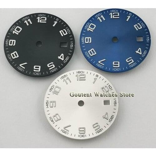 New 29.2mm BLIGER/Sterile Watch Dial Parts Fit ETA 2836/2824,DG2813/3804 Miyota 8215 821A Movement