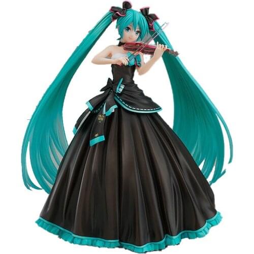 Anime Hatsune Miku Symphony Violin 1/8 Figure Model Boxed Office Desk Decorations Home Scenery Collection Toy Gifts