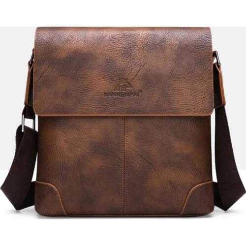 Men Tote Bags PU Leather Famous Brand New Fashion Men Messenger Bag with Clutch Male Cross Body Shoulder Business Bags For Men