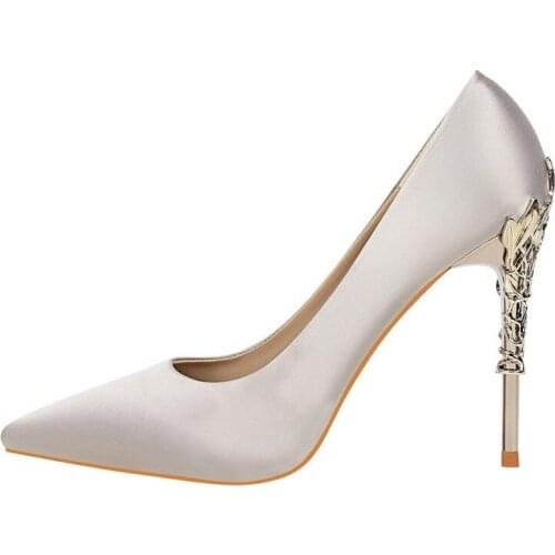 Pink Heels Pumps Women Shoes Stiletto Black High Heels Wedding Shoes Bride Pointed Extreme High Heels Elegant Shoes for Woman