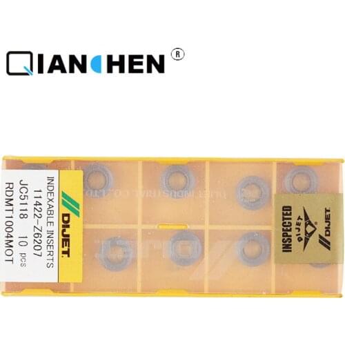 10PCS DIJET RDMT1004MOT JC5118 RDMT1204MOT JC5203 RDMW1004MOT DH103 RDMW1204MOT DH103 CNC inserts made in Japan cutting tool