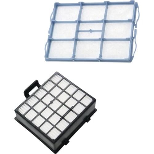 2Pcs vacuum cleaner parts (1pcs Motor Filter + 1pcs HEPA Filter) for Bosch BSGL VSZ BSD BSA series