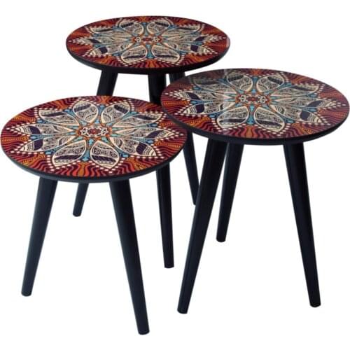 RETRO DIGITAL PRINTING COFFEE TABLE