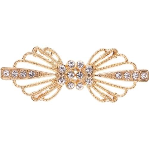 1 Pair Crystal Metal Hook & Eyes Clasp Wedding Dress Garment Coat Sewing Decor