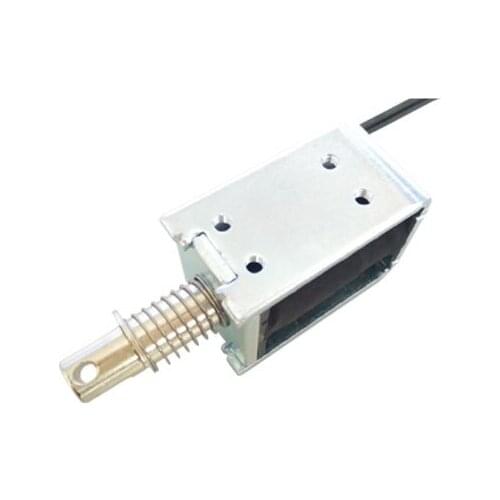 1pc frame type DC solenoid HIO-0837S-24A13 through push-pull solenoid storage cabinet