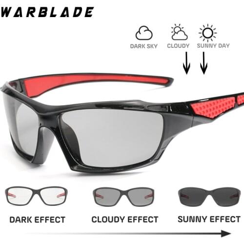 2020 HD Photochromic Polarized Sunglasses Men Driving Day and Night Vision Goggles Discolor Sun Glasses Eyeglasses WarBLade
